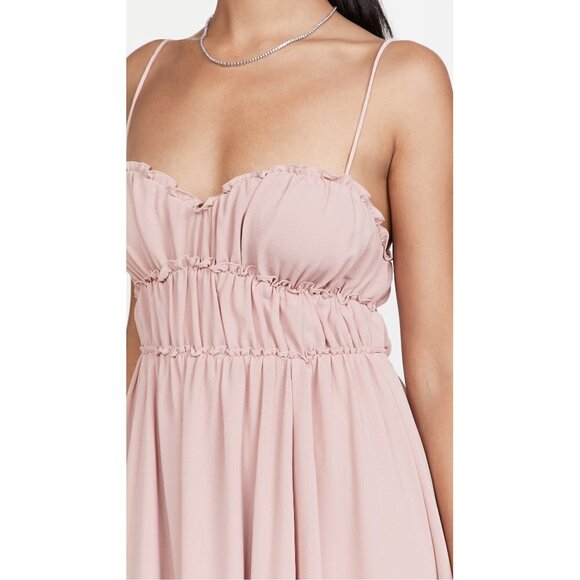 ๐O.P.T.๐ Gigi Dress ~ Chiffon Pink XS NWT - Picture 7 of 16